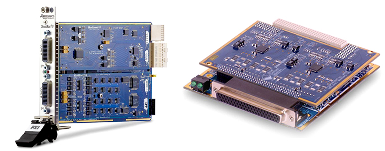 MIL-STD-1553 avionics interface boards